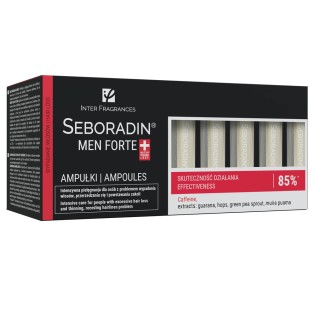 Seboradin Men Forte serumas vyrams nuo plaukų slinkimo 14 x 5.5ml ampulės